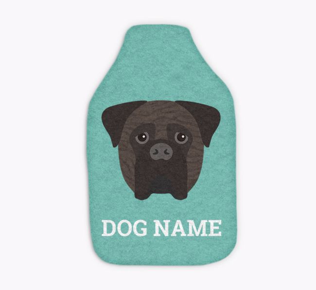 Name And Icon: Personalised {breedFullName} Hot Water Bottle